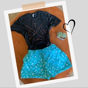 BCG Pineapple Print Shorts 🍍